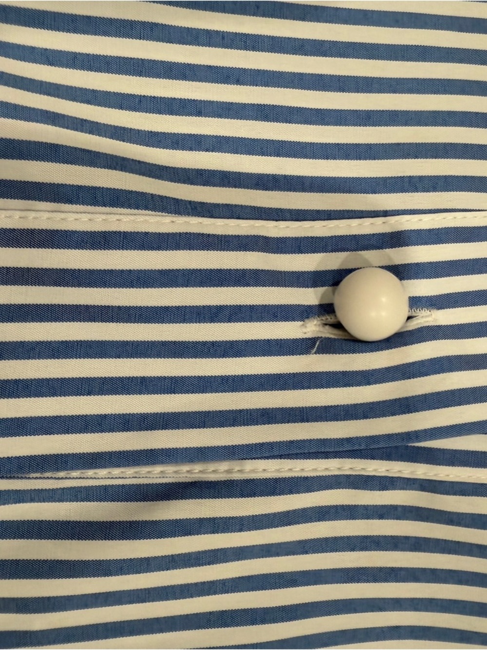 Tuckernuck Blue and White Striped Popover Blouse - Picture 11 of 11